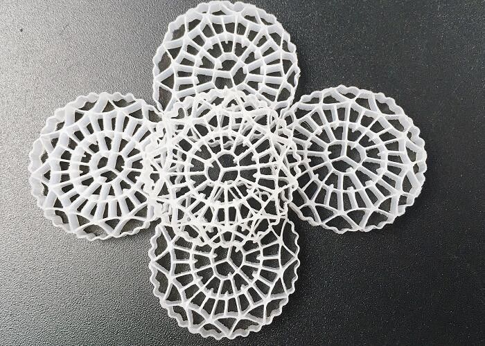 25*5mm K3 Filter Media Hdpe Materiaal Ifas Proces MBBR Bioballs