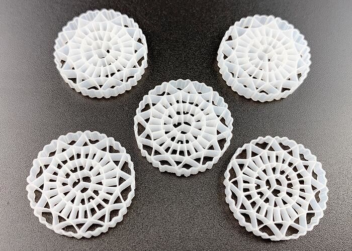 100% maagdelijk HDPE FDA Safty White Nature Color MBBR Filter Media