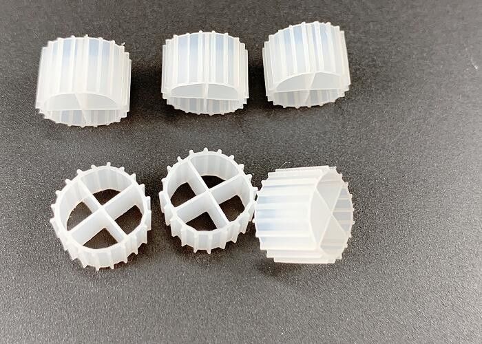 MBBR Wit HDPE IFAS Biologisch filtermedium 1000m2/m3