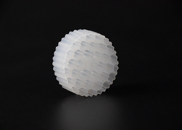 Witte kleur Hdpe materiaal 38 gaten MBBR Carrier Virgin PE