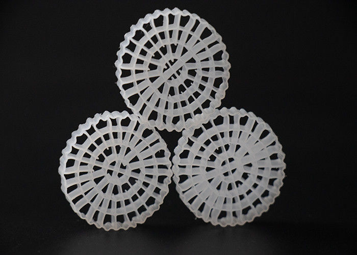 Hoge oppervlakte K1 Filtermedia Wit maagdelijk HDPE-materiaal Energiebesparing