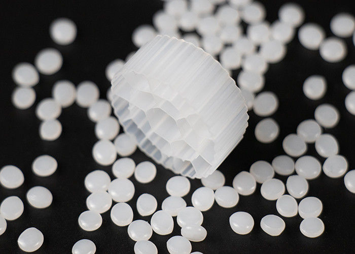 19 Holes K3 Biocell Filter Media met maagdelijk HDPE materiaal en witte kleur