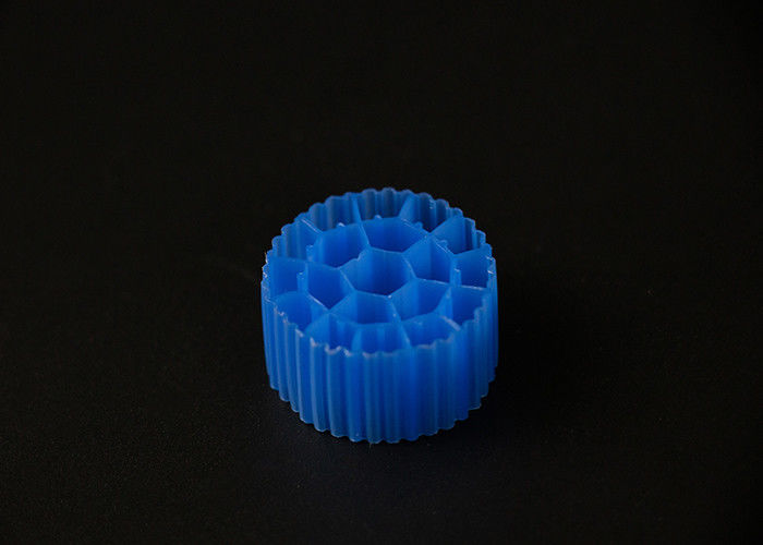 19 kamers PE05 HDPE materiaal MBBR Filtermedia Blauwe kleur