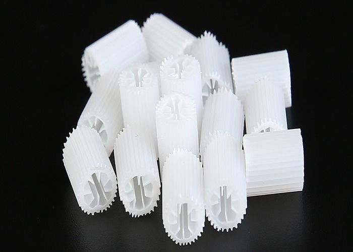 MBBR Bio Media Zware grootte 5*10mm Virgin HIPS Materiaal Plastic MBBR Filter Media
