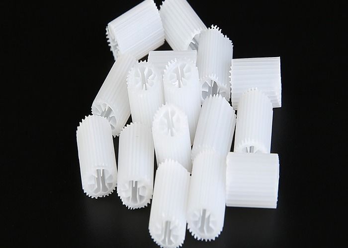 MBBR Bio Media Zware grootte 5*10mm Virgin HIPS Materiaal Plastic MBBR Filter Media