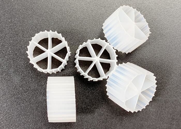 MBBR Mixing Moving Bed Bifilm Reactor HDPE Materiaal MBBR K1 Filter Media FDA Safty
