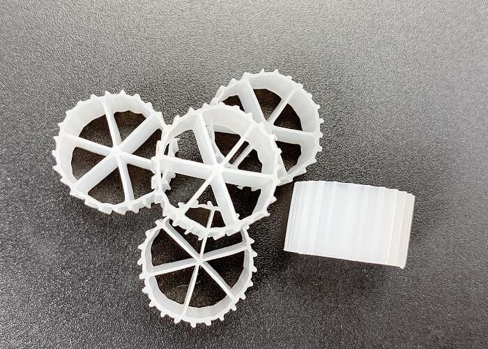 Verplaatsbaar bed Biofilm reactor Luchtvat Drijvende Kaldnes Filter Media Virgin HDPE