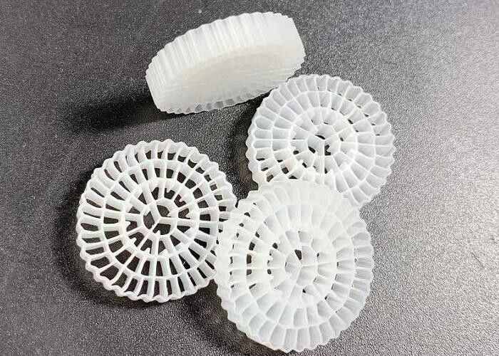 Verplaatsbaar bed Biofilmreactor MBBR Filtermedia Super-dekarbonisatie Eco-vriendelijk