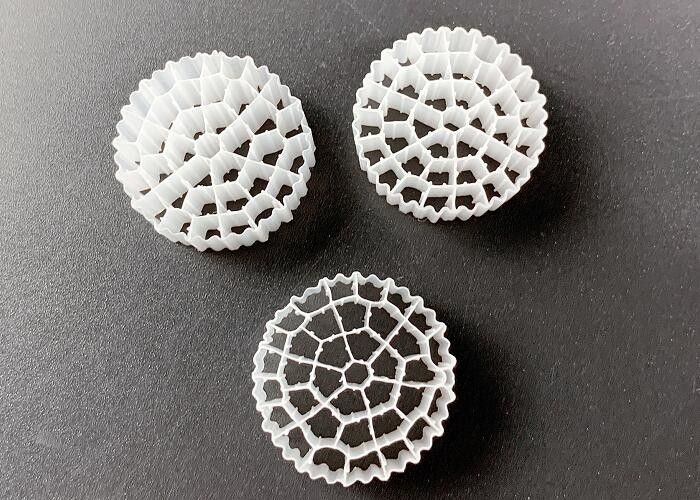 Verplaatsbaar bed Biofilmreactor Drijvende put Kaldnes Filtermedia 37 Kamers 800m2/m3