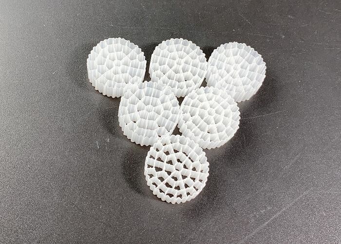 Biotube Biopipe Biobollen Biocell Filter Media Wit kleur HDPE materiaal