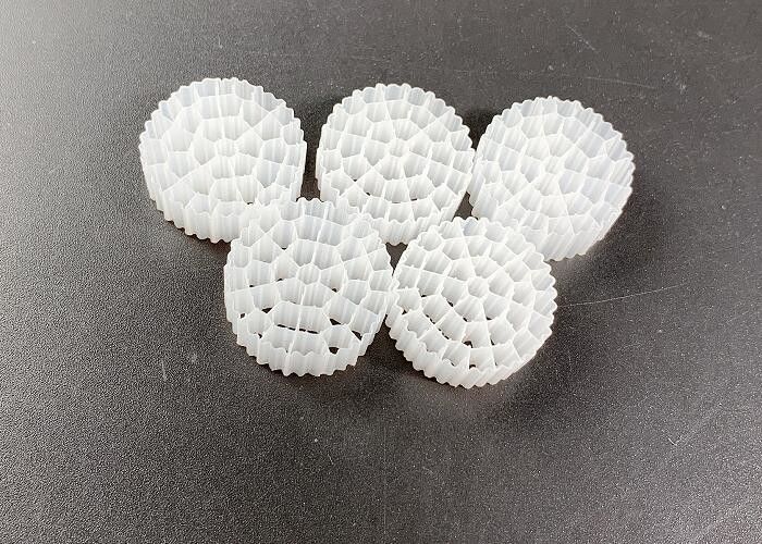 Biotube Biopipe Biobollen Biocell Filter Media Wit kleur HDPE materiaal