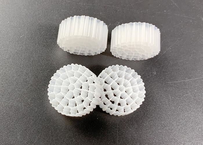 K3 Verplaatsbaar bed Biofilmreactor MBBR Drijvende filtermedia Garnalen Plastic dragers