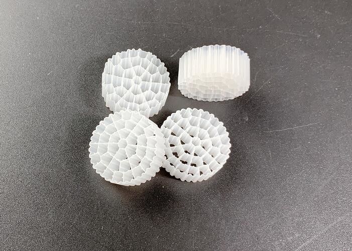 K3 Verplaatsbaar bed Biofilmreactor MBBR Drijvende filtermedia Garnalen Plastic dragers