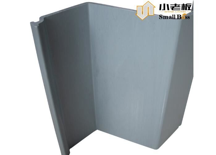 Grijze kleur vinyl PVC plaat stapel aangepast Z-type extrusie