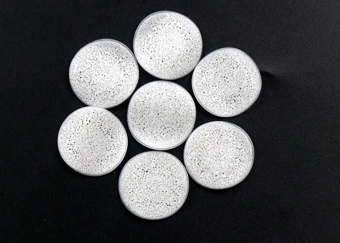 Biochips Biologische Biotube Filter Media Wit Kleur Ronde Vlakke stukken