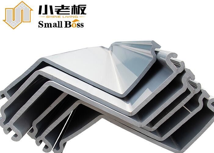 Grijze kleur vinyl PVC plaat stapel aangepast overstromingsbescherming Z-type extrusie